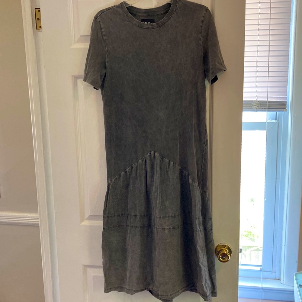 Zara pretty and casual denim dress